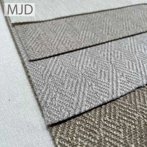 Linen Woven Texture Polyester Fabric With Versatile Look Fit For Traditional Home Furniture Pillow Sofa Decoration DIY Sewing