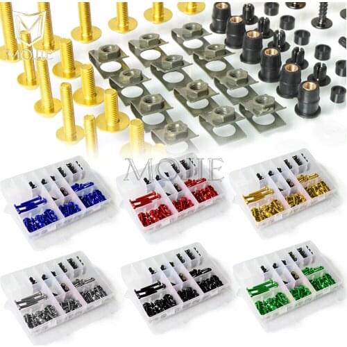 Motorcycle Complete Fairing Bolts Bodywork Screw Fastener Clips For Yamaha Tmax Aerox MT 03 Tracer 900 YBR 125 Xmax Tracer 900