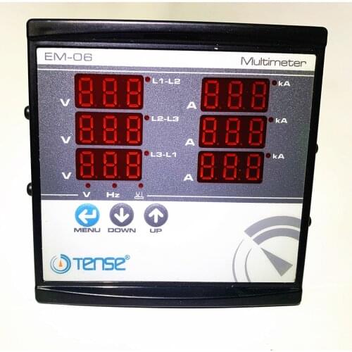 TENSE EM-06 Multimeter Phase Sequence Display ,12 In 1 Multimeter