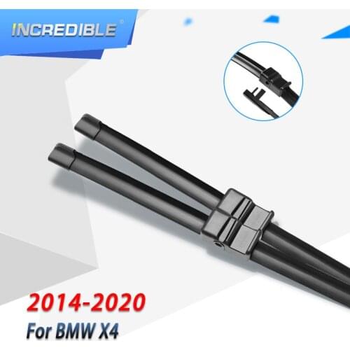 INCREDIBLE Wiper Blades for BMW X4 F26 G02 Fit Side Pin Arms / Push Button Arms 2014 2015 2016 2017 2018 2019 2020