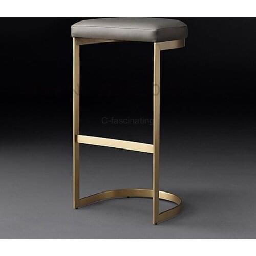 Nordic Bar Stools Modern Minimalist Home Kitchen Chair Bar Chairs Living Room Barstools Light Luxury Modern Chair Bar Stool jj