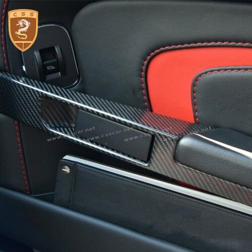Latest Fashion Dry Carbon Fiber Door Handles Cover For Aston Martin Vantage-DBS-DB9 Replacement Style Door Handle Decoration