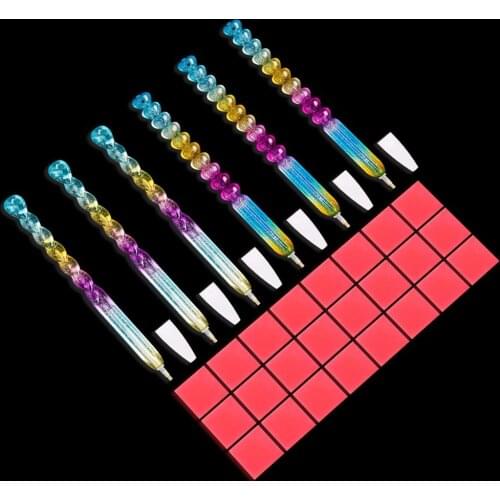 2020 New Diamond Embroidery Accessories 5D DIY Diamond Painting Tool Square/Round Drill Point Pen Diamond Mosaic Cartoon Pencil