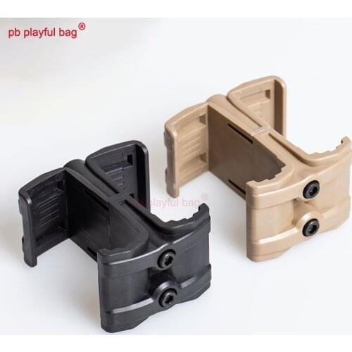PB Playful bag Outdoor sport Jinming 9 HK416 M4 gel ball gun Nylon magazine Paralleler Tactical CS game toy accessory QB39S