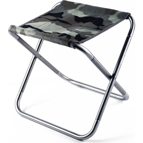 Outdoor Folding Aluminum Alloy Chair Fishing Stool Chair Portable Camping Beach Chair