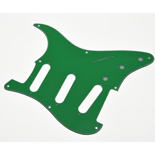 USA Vintage 8 Hole ST Guitar Pickguard Scrach Plate Green 3 Ply