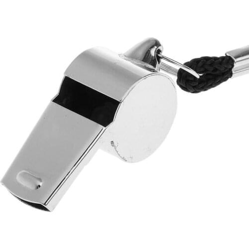 Metal Whistle Referee Sports Daily Training Professional Supplies High-quality 6-shaped Whistle