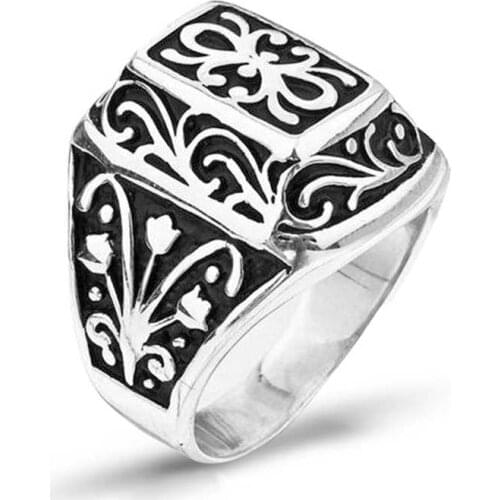 Tevuli 925 Sterling Silver Valley Male Ring