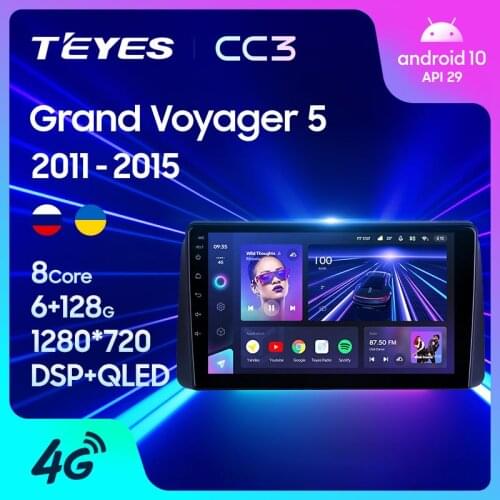 TEYES CC3 For Chrysler Grand Voyager 5 2011 - 2015 Car Radio Multimedia Video Player Navigation stereo GPS Android 10 No 2din 2 din dvd