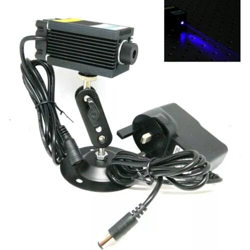 Dot Module Focusable 450nm 1W Blue Laser 1000mW Diodes 12V Power Locator Holder