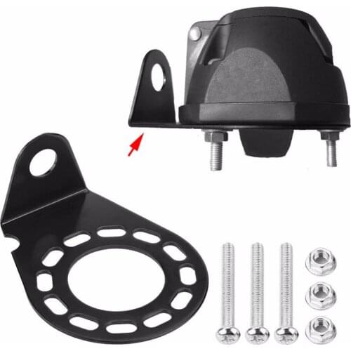 Angled bracket for trailer socket, socket holder, mounting plate, socket bracket, mounting brackets accessories