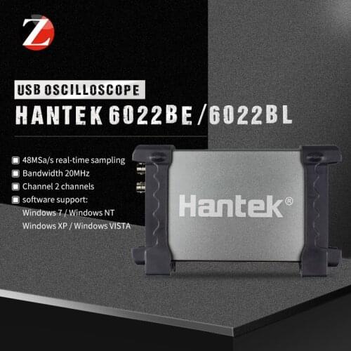USB Oscilloscopes Hantek 6022BE 6022BL 2 Channels 20Mhz Handheld Automotive analyzer Osciloscopio Portatil Diagnostic-tool