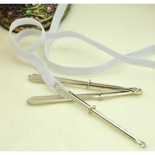 2pcs DIY Elastic Band Threading Device Clothing Sewing Tools Garment Clips Elastic Strip Punch Cross Stitch Practical Tools