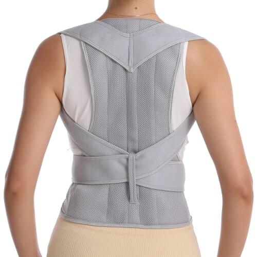 Shoulder Straightener Lumbar Posture Corrector Bandage Spine Support Belt Magnetic Therapy Upper Back Brace Corset Women Men
