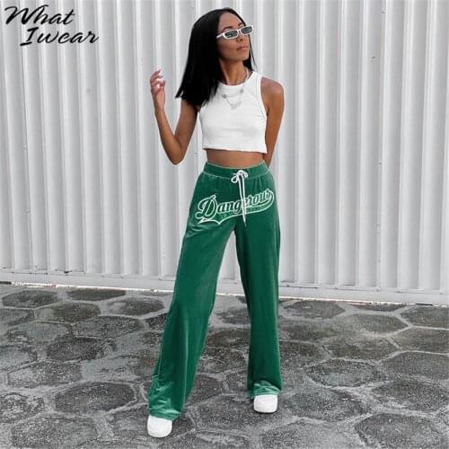 Женские бархатные брюки Whatiwear China At AliExpress