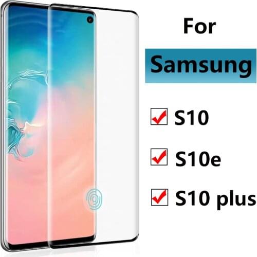 Protective Glass On For Samsung Galaxy S10 Tempered Screen Protector S10plus S10e Protection Film Screenprotector 3d Cam Sheet