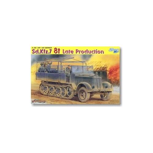 1/35 scale model Dragon 6562 Sd.Kfz.7 8 tons of semi-crawler artillery tractor type