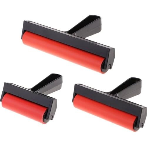 1-part Pressure Roller Soft Rubber Roller For Printmaking Craft