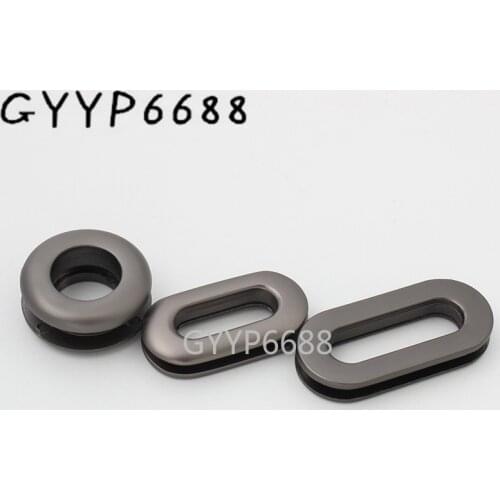 10-30-100 pieces 3 style 12mm 18mm 26mm matte gun round shape eyelets with screws eyelet dress luggage hardware accessories