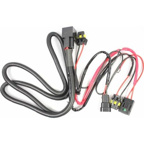 10 pcs 12V 35W 55W HID Relay Harness Wire Adapter Extension Cable For H1 H3 H7 H8 H9 H11 9005 9006 HID Xenon Kit