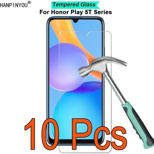 10 Pcs/Lot For Huawei Honor Play 5 5T Active / Youth Lite 9H Hardness 2.5D Toughened Tempered Glass Film Screen Protector Guard