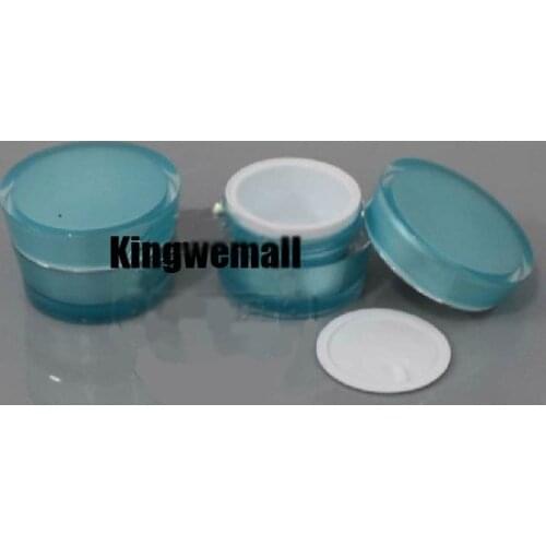 100pcs/lot Capacity 15ml 15g High Grade Acrylic Cream Jar Bottle for Cosmetic Packaging