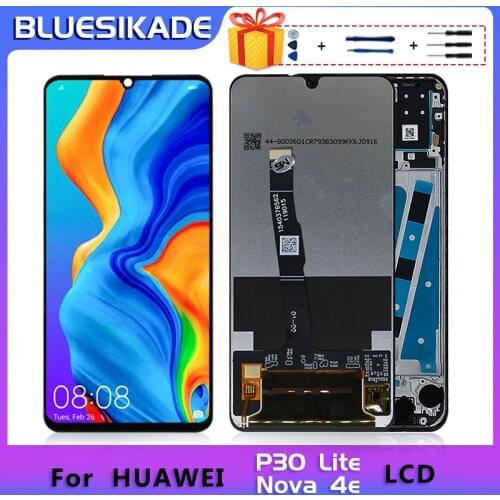 6.15" For Huawei P30 Lite LCD Display Touch Screen For Huawei Nova 4e Display MAR-LX1 LX2 AL01 Digitizer Replacement Parts
