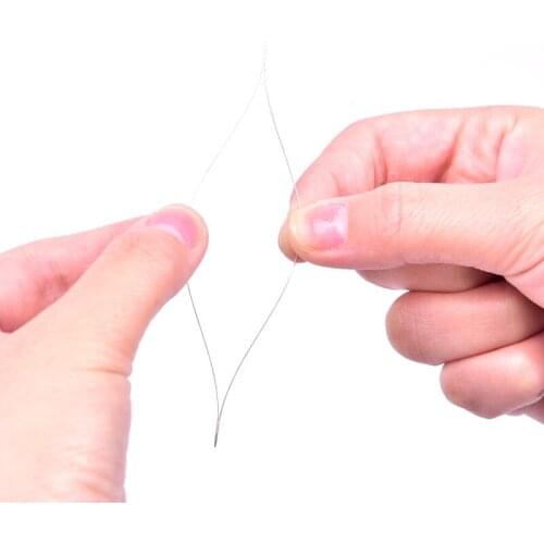 9Pcs Steel Big Eye Collapsible Beads Needle Thread Sewing Needles Different Size