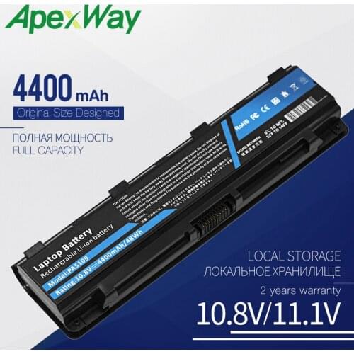 10.8V Laptop Battery For Toshiba PA5109U-1BRS PA5108U-1BRS Satellite C50T C55 C55D C55DTC55T C70 C75 C75D C75DT C75T C840 C805