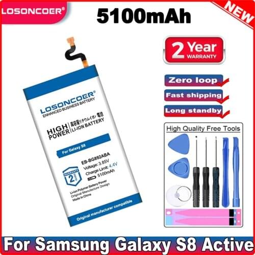 Good Quality Battery 4800mAh EB-BG892ABA Battery for Samsung Galaxy S8 Active SM-G8920 G892F G892A G892L G892 G892V SM-G892L
