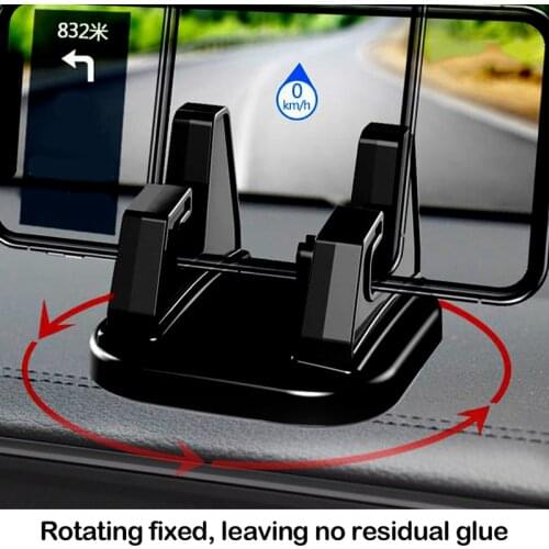 Universal Car Holder Holder Dashboard Sticking 360 Degree Rotate Car Cell For Phone Stand Mount Bracket Multi Colors 1Pc