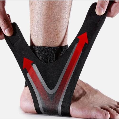 Ankle Protectors Anti Sprain Outdoor Basketball Football Ankle Brace Supports Straps Bandage Wrap Foot Safety Posture Corrector