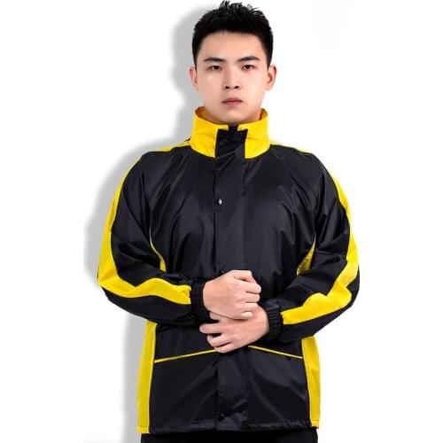Waterproof Rain Coat Men Motorcycle Impermeable Rain Jacket Thick Breathable Summer Rain Pants Poncho Hombre Rain Coats AC50RC