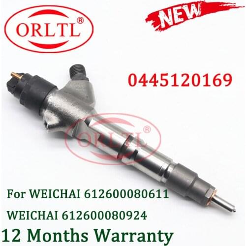 ORLTL 0 445 120 169 (0445120169) Common Rail Engine Injector Nozzle 0445 120 169 For Weichai WD10 612600080611 612600080924