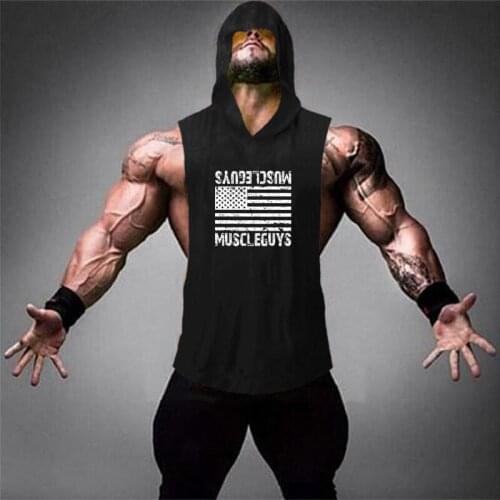 Cotton Tank Top Men Vest Bodybuilding Muscle Tops Sleeveless Shirt Brand Singlet Fitness Tops Sportswear Casual Gyms Clothing