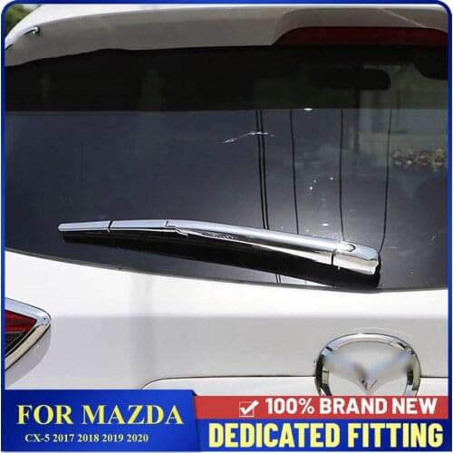 Suit For Mazda CX-5 CX5 2017 2018 2019 2020 Rear Window Screen Wiper Cover Trims Frame Car Styling 4Pcs/Set