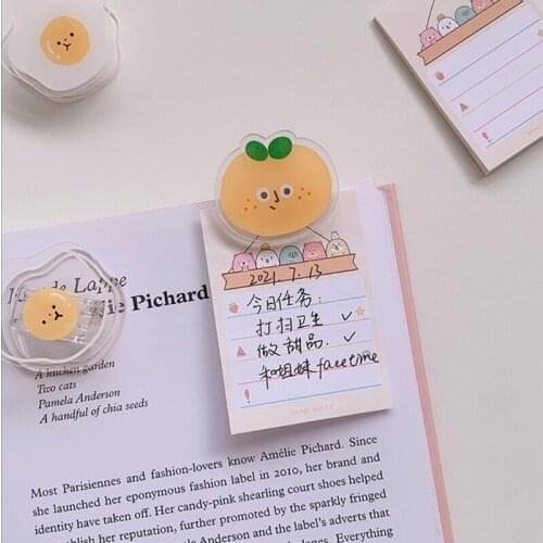 Small Cute Shaped Binder Clips Paper Clamps Clear Orange Shaped Simple Organizer Clip Meet Different Needs School Home