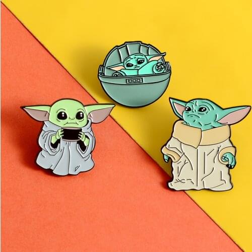 Cute Big Ear Master pin brooch badge personality Cartoon lapel pin accessories clothes bag hat jewelry gift for children