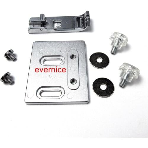 COVERSTITCH FOOT+BINDER MOUNTING PLATE+4 SCREWS +Washer For Pfaff Coverlock 3.0, 4.0 Machines
