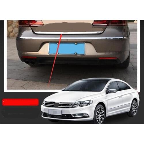 Stainless steel Rear Trunk Door Handle Cover Tail Gate Trim Bezel Molding Styling for Volkswagen Passat CC 2010--2017