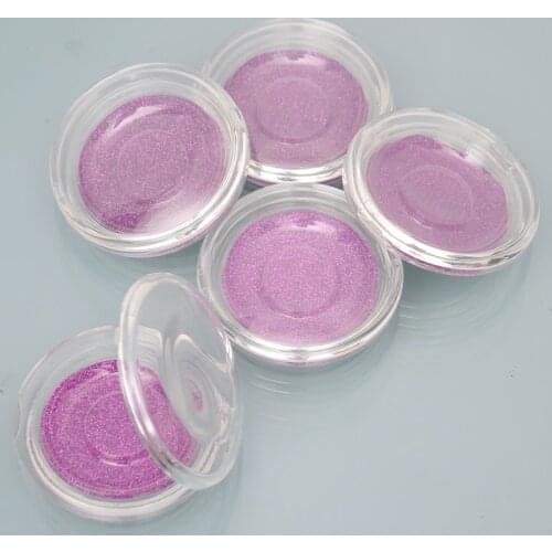 Wholesale round eyelash case false eyelashes packaging box custom your Logo Mink Lash boxes plastic clear Case with trays holder
