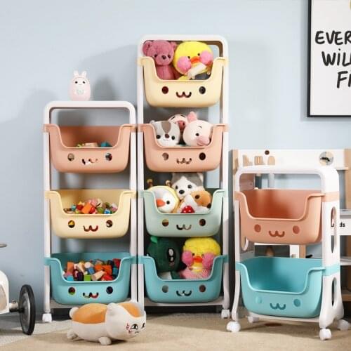 Baby Food Storage Shelf Organizer Food Container Space Saving Trolley