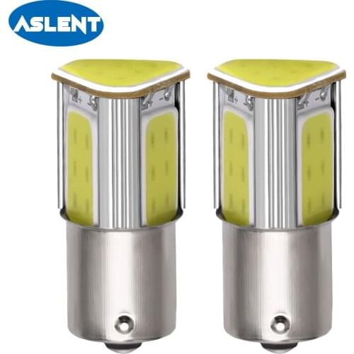 2pcs 1156 Led Lights 4SMD COB chips BA15S P21W Auto Car Turn Signal Light Reverse Lamps Tail Lamp 1157 BAY15D P21/5W RED WHITE