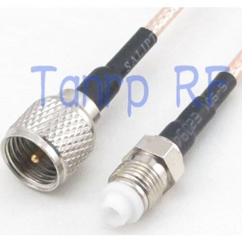 20inch mini UHF male plug to FME female jack RF adapter connector 50CM Pigtail coaxial jumper cable RG316 extension cord