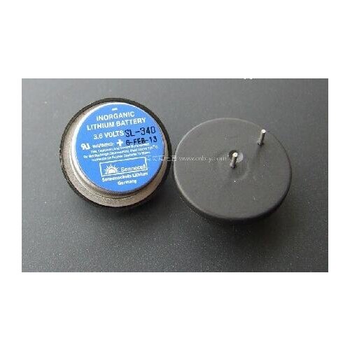 2PCS SL-340 SL340 340 3.6V 400mAh Button lithium battery Li-ion battery
