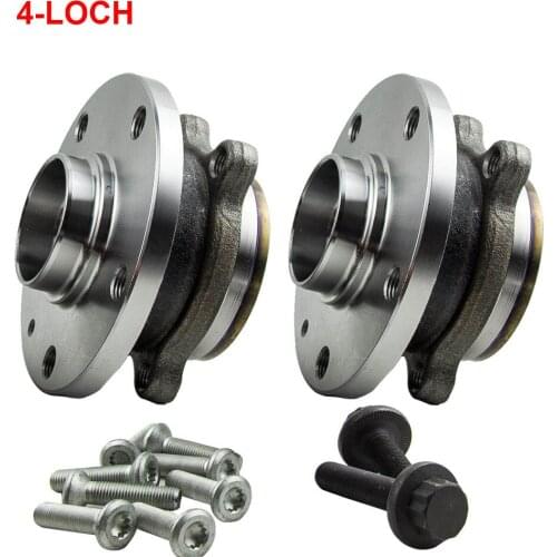 2x For VW Golf MK V MK VI Plus Front Wheel Bearing Kit + Hub VKBA3643 1T0498621 8J0598625