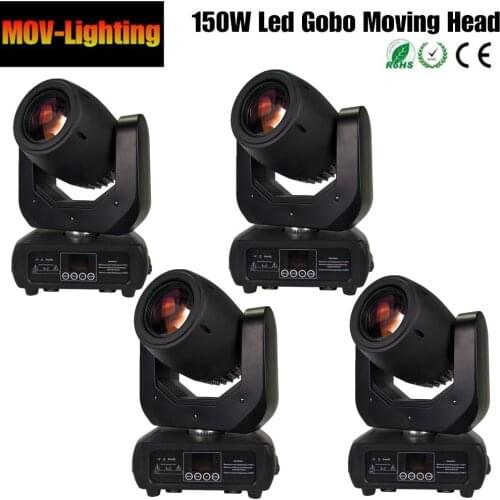Free shipping 4pcs 150W Beam Moving Head Light Led DMX Gobo Stage Light Wedding Disco Dj