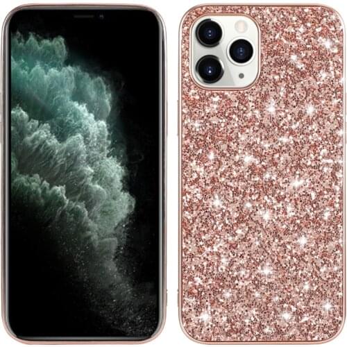 Glitter Phone Case For iPhone 11 12 Pro X XS Max XR Soft TPU Bling Crystal Sequins Back Cover For iPhone 7 8 Plus SE 2020 Fundas