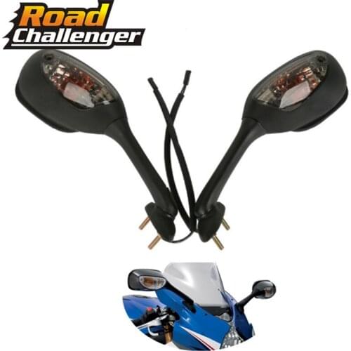 Motorcycle Side Mirror Rearview Turn Signal For Suzuki GSXR 1000 GSXR600 GSX-R 750 2006-2015