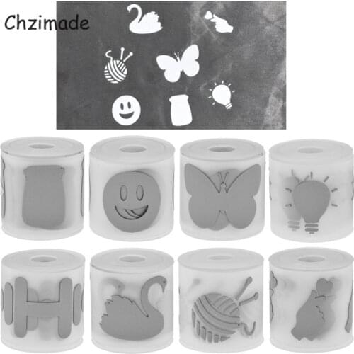 Chzimade 1Mx3cm Butterfly Smile Design Reflective Sticker For Clothes Tapes Heat-transfered Vinyl Film Iron On Garment Diy Craft